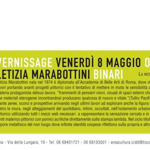 "binari"mostra personale di letizia marabottini