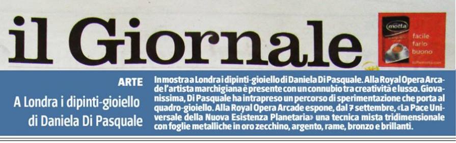 ARTICOLO DI GIORNALE USCITO SU "IL GIORNALE"