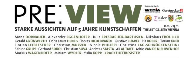 Kunstschaffen Pre:View – Ausblicke auf 2015