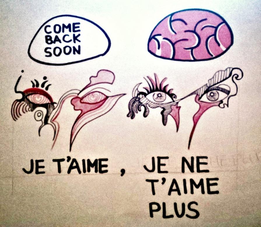 Brain is coming back head.