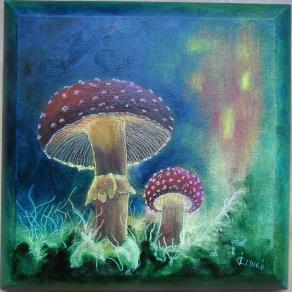 MAGIC MUSHROOM TRIPTICHON 1