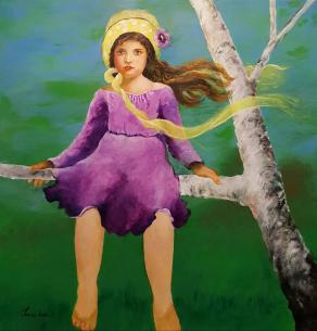 Girl on the Branch   