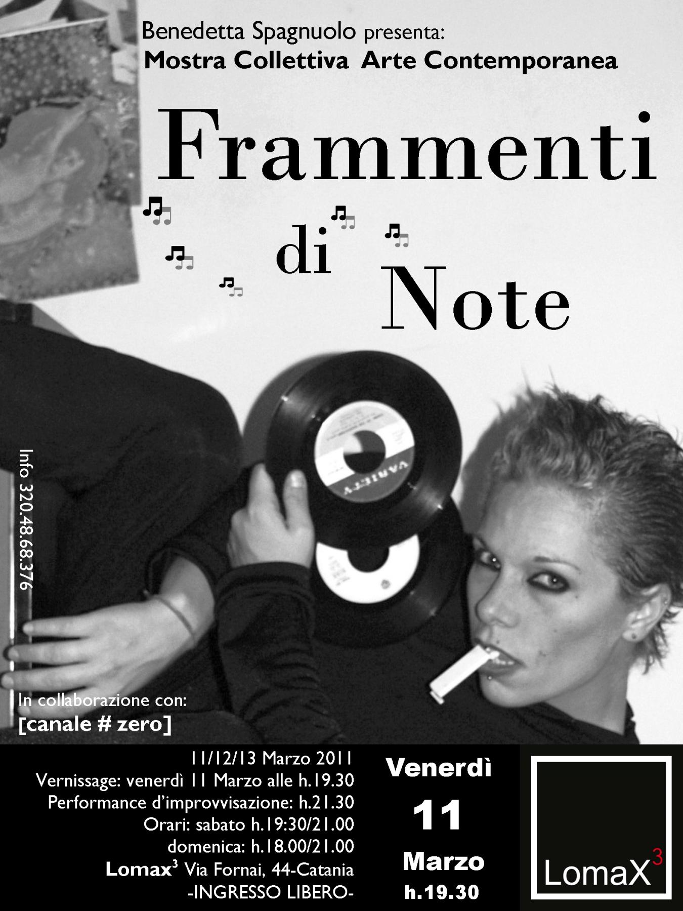 Mostra Collettiva Arte Contemporanea “Frammenti di Note”