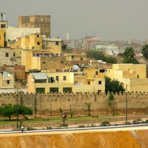 Morocco, red clay, ocher, yellow