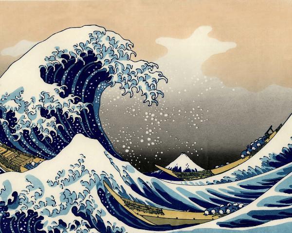 La Grande Onda. Omaggio ad Hokusai  