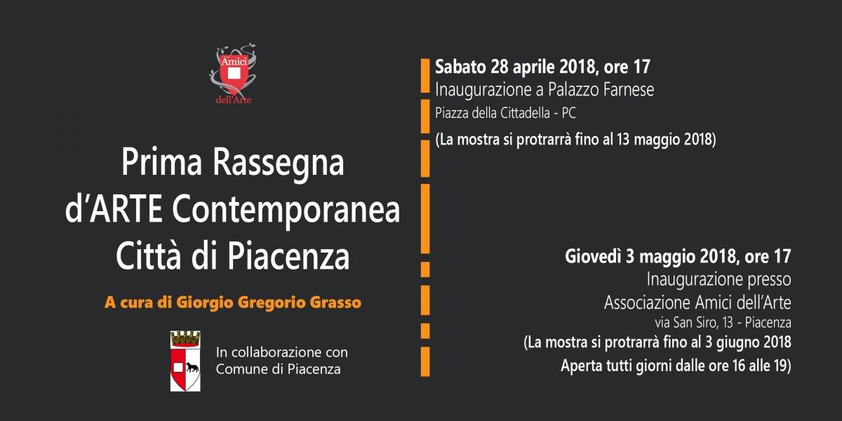 Prima rassegna di arte contemporanea Città di Piacenza - Curatore Giorgio Gregorio Grasso