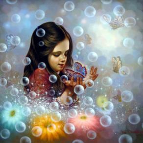 Soap Bubble girl 2