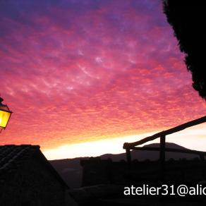 Toscana, alba cremisi