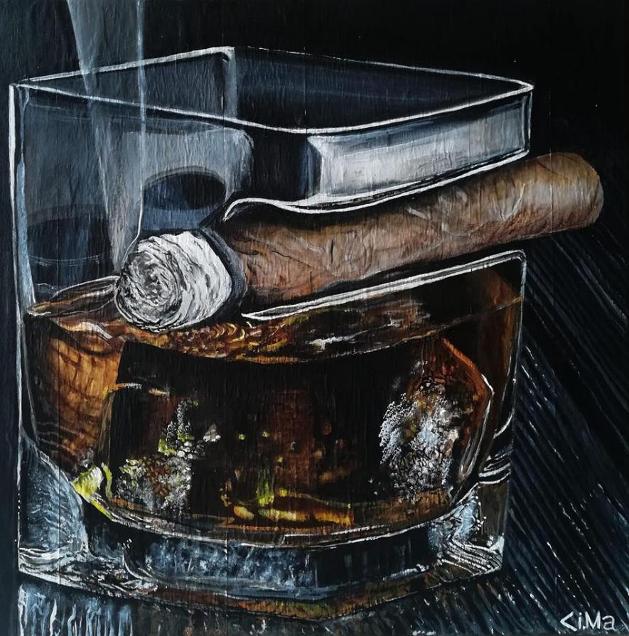 Rum and cigar