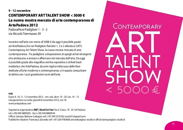 ARTE PADOVA -contemporary art talent show-