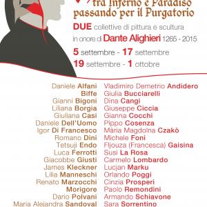 750 anni tra Inferno e Paradiso passando per il Purgatorio - seconda collettiva di pittura e scultura in onore di Dante Alighieri  1265 - 2015