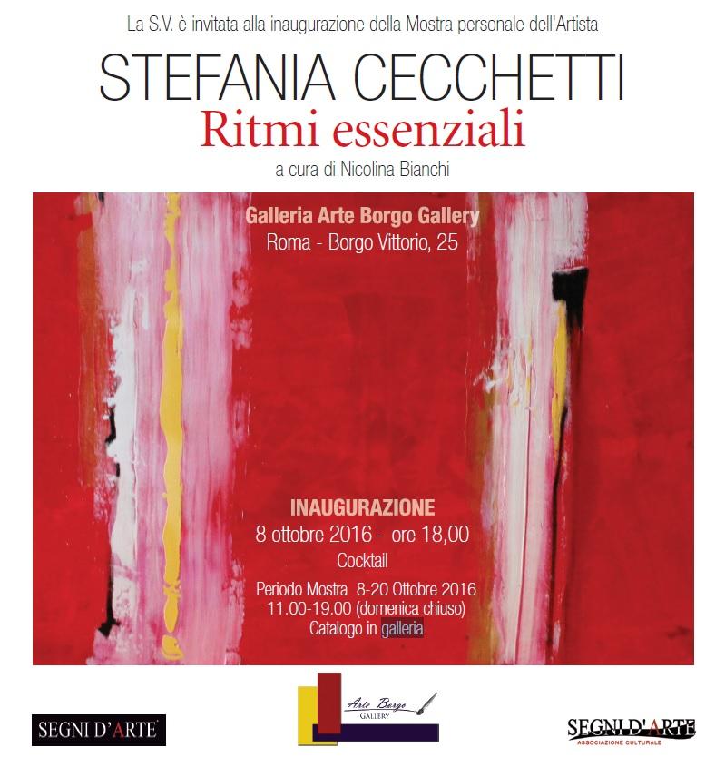 Ritmi Essenziali - Personale Stefania Cecchetti