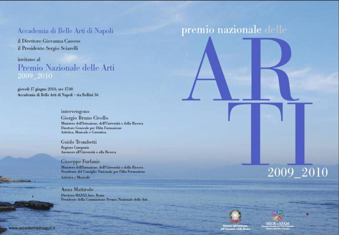 Premio Nazionale delle Arti_ mostra dei finalisti