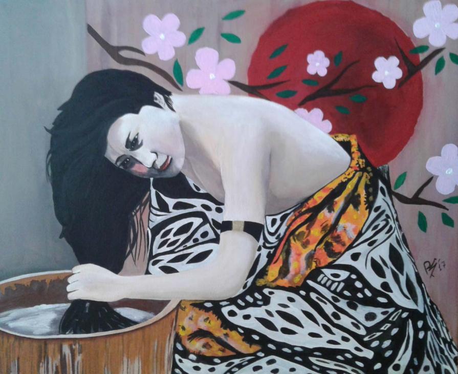 Geisha al bagno 