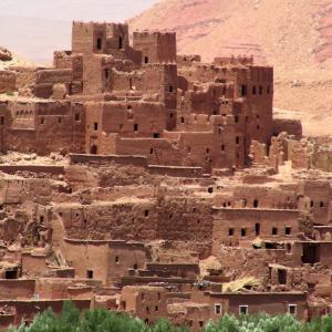 Morocco, red clay, ocher, yellow