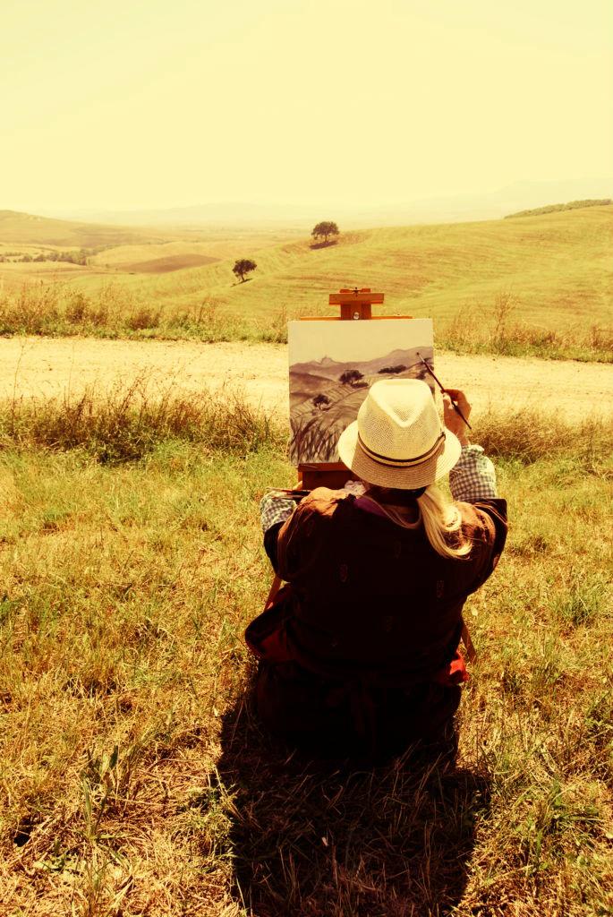 Me and the plein air painting