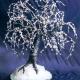 Black Ice, beaded tree sculpture