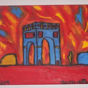 No.75 "The Arc De Triomphe near Dark"