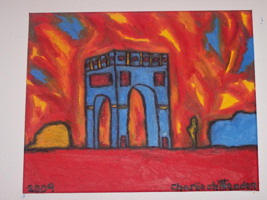 No.75 "The Arc De Triomphe near Dark"