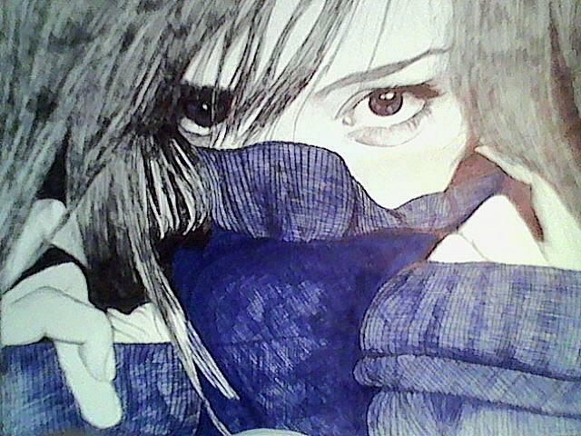 N° 32 biro nera e blu