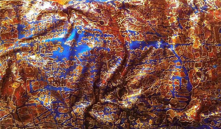 foulard egizio ebru su plexy