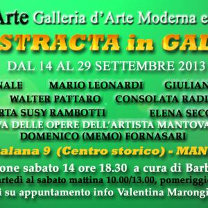 "Abstracta in Galleria" collettiva alla Galleria ArteArte a cura di Barbara Ghisi