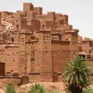 Morocco, red clay, ocher, yellow