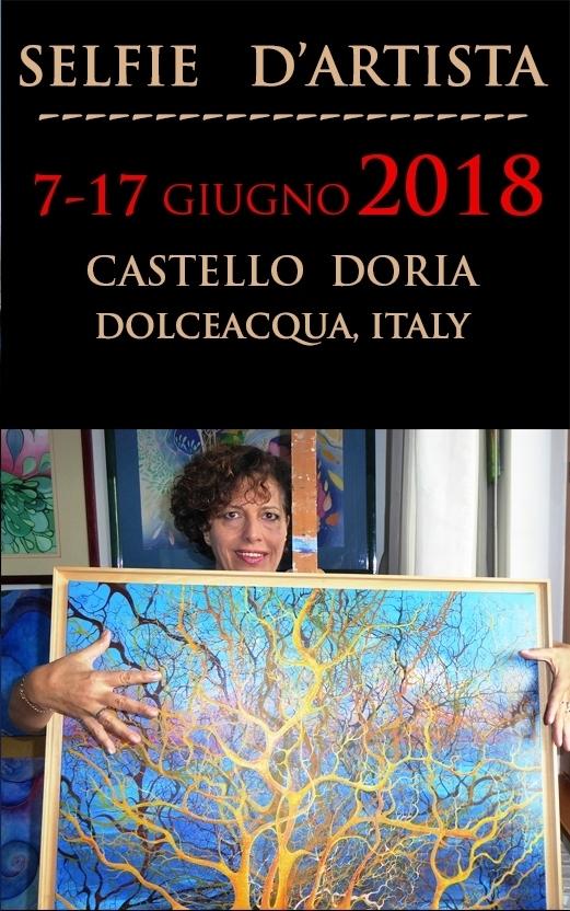 Maristella Angeli will participate in "Artist's Selfie" Art Dolceacqua 2018