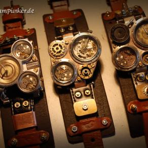 Steampunk wristwatch