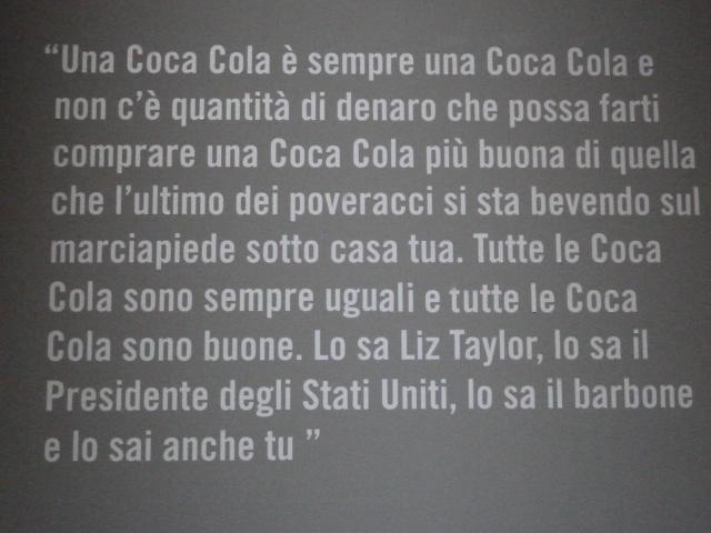 WARHOL. Palazzo Reale, Milano.