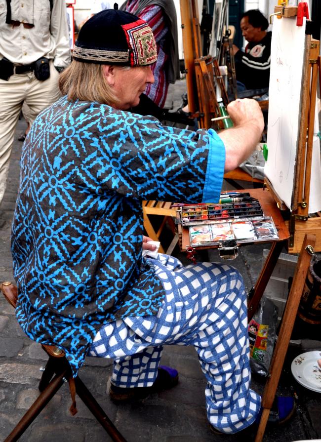 Art Workshop at Montmartre. Scene 3.4_Let's