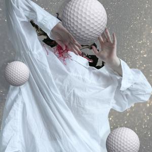 Second life collage series (3 balls)