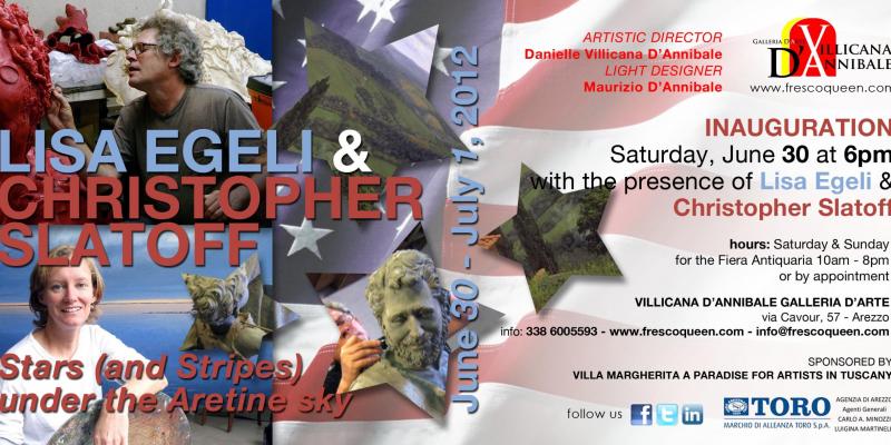 STARS (AND STRIPES) UNDER THE ARETINE SKY - LISA EGELI & CHRISTOPHER SLATOFF 