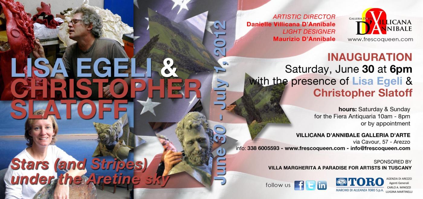 STARS (AND STRIPES) UNDER THE ARETINE SKY - LISA EGELI & CHRISTOPHER SLATOFF 