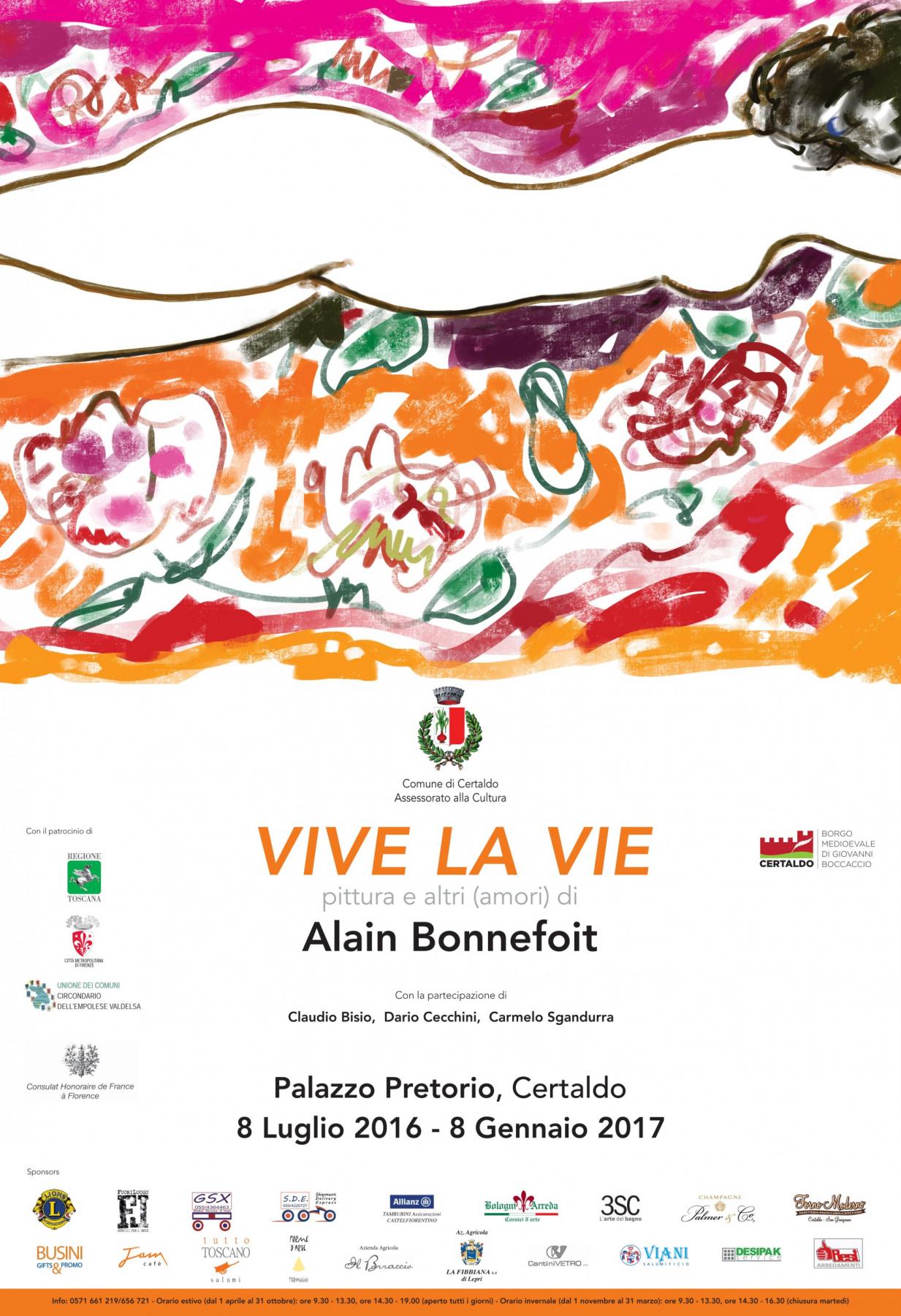 "Vive la vie - pittura e (altri) amori" di Alain Bonnefoit