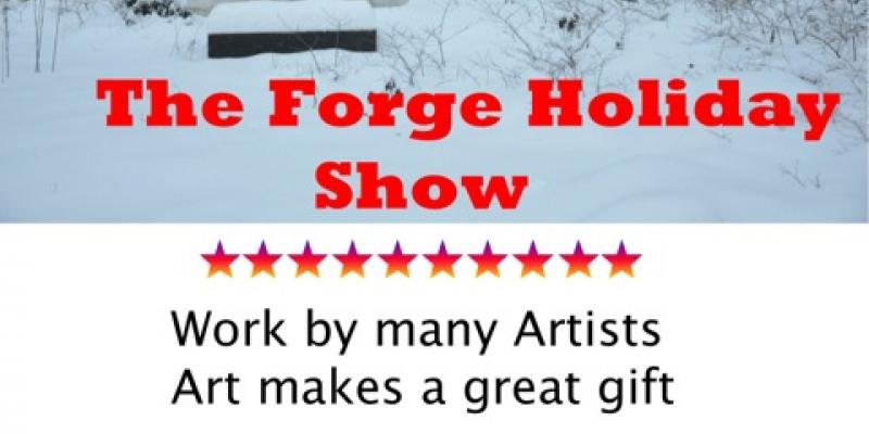 Artist Carla Strozzieri participates in The Forge Holiday Show 