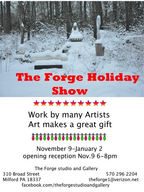 Artist Carla Strozzieri participates in The Forge Holiday Show 