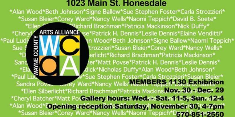 Artist Carla Strozzieri participates in Members 1130 Exhibition juried art show