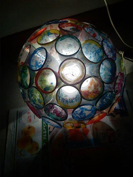 lampada mezza sfera