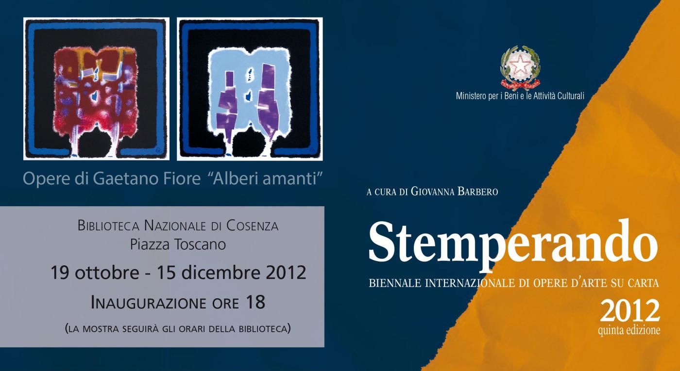 Gaetano Fiore alla 5^ edizione di STEMPERANDO 2012