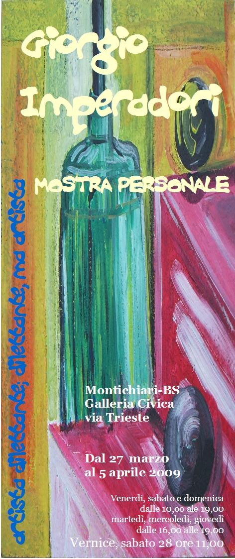 GIORGIO IMPERADORI - PERSONALE DI PITTURA