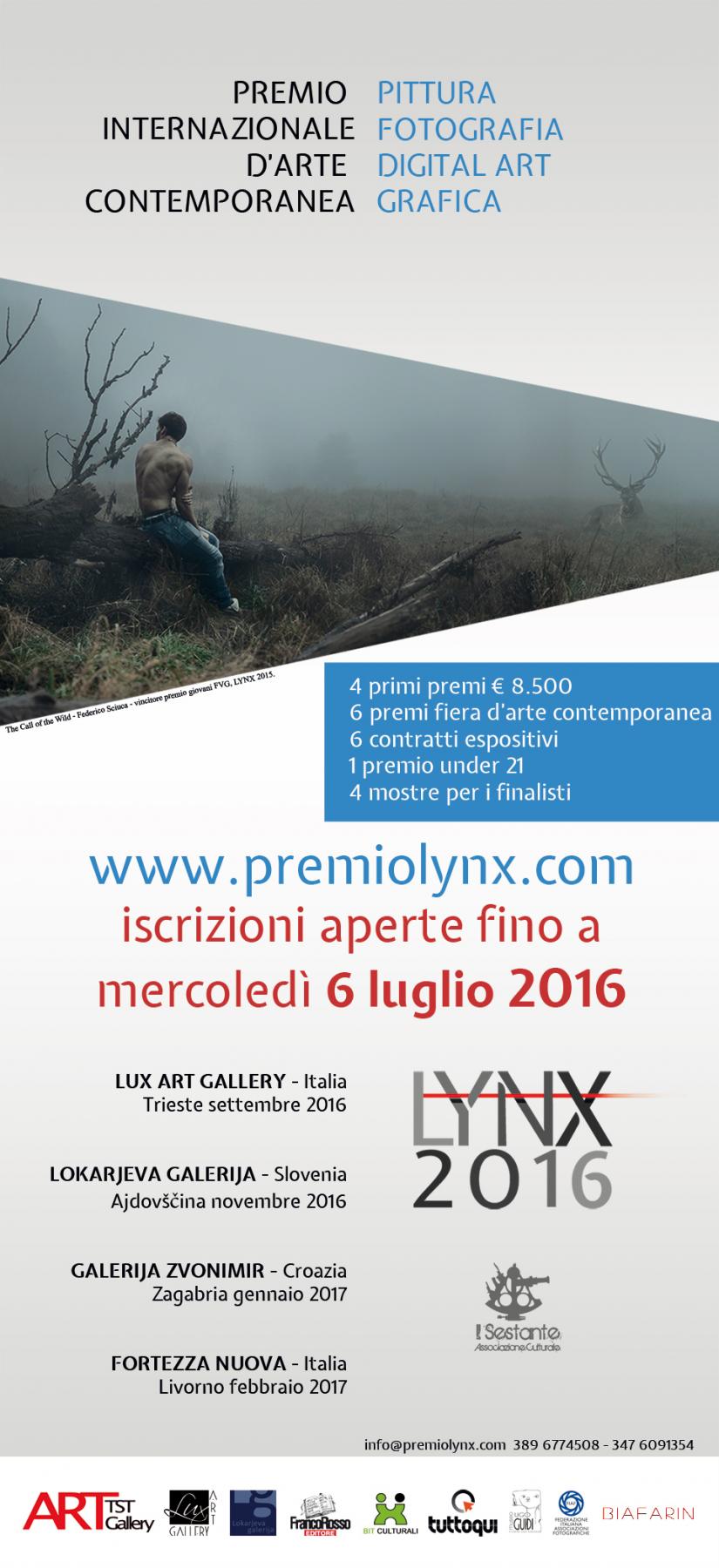 Premio LYNX 2016 - DEADLINE POSTICIPATA