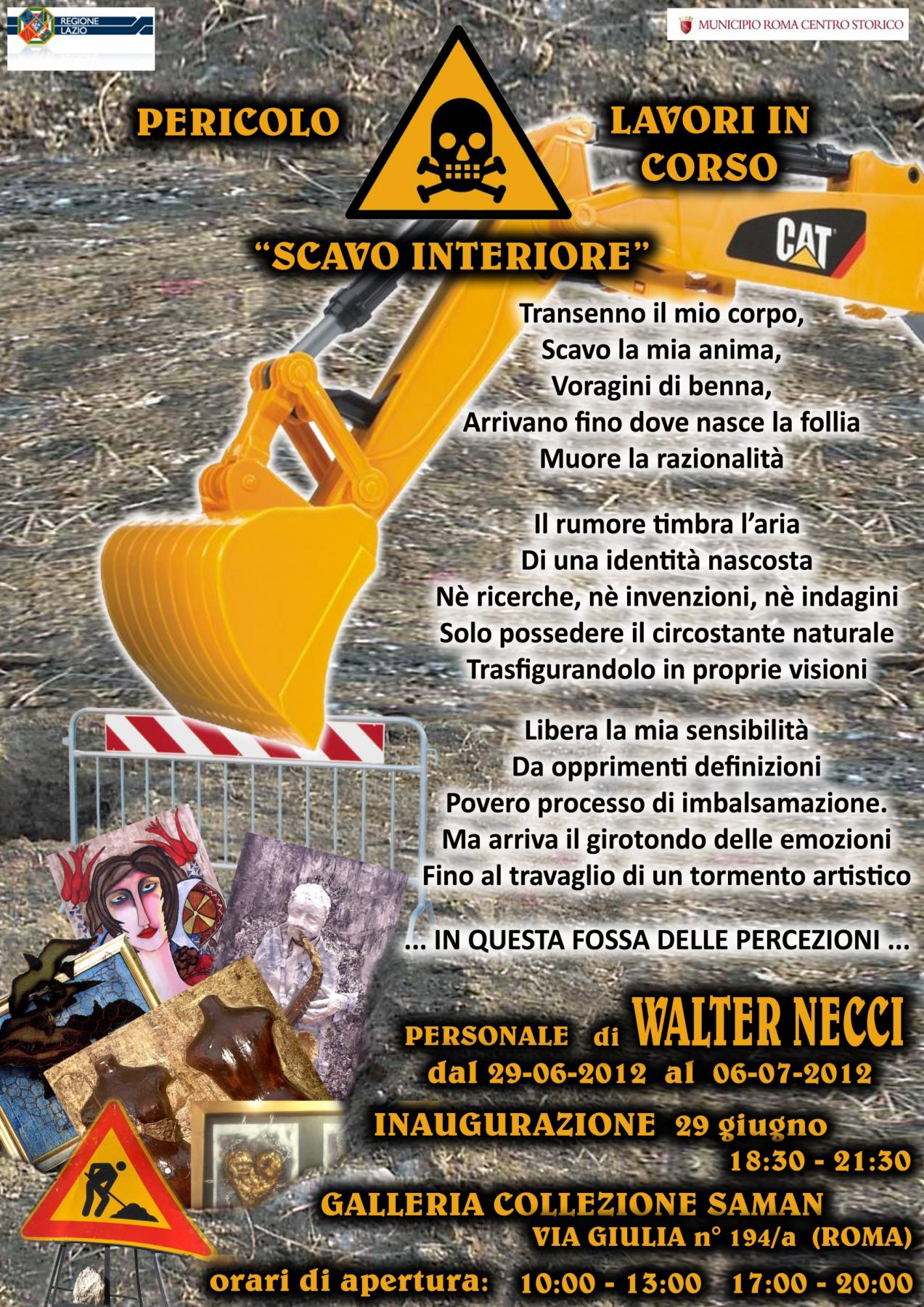 DIGGING INTERIOR - exhibition by Walter Necci