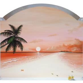 trompe l'oeil: Tramonto sull'orizzonte infinito