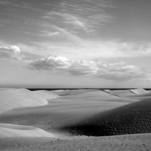 clouds and dunes