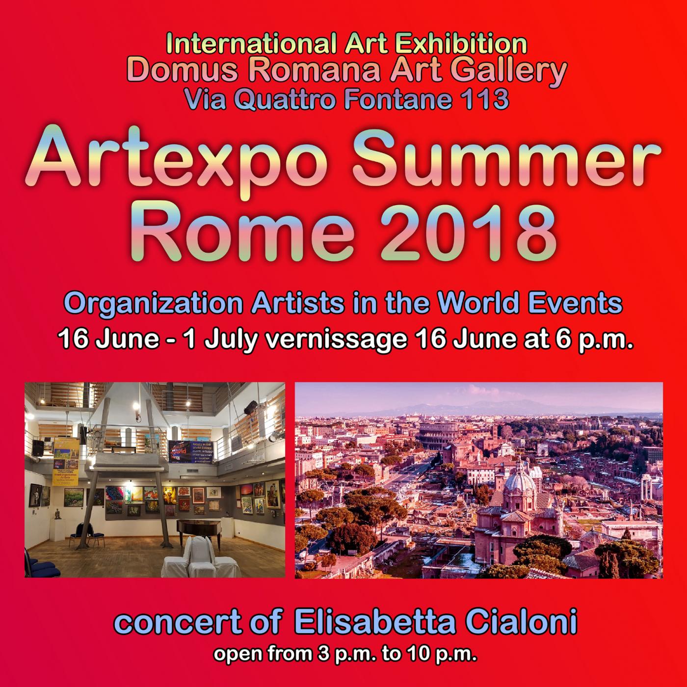 Artexpo Summer Rome 2018