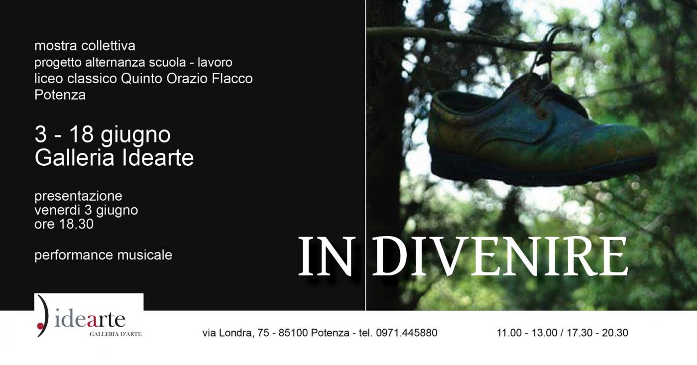 IN/DIVENIRE: MOSTRA COLLETTIVA (3/18 giugno 2016 - Galleria Idearte, Potenza)