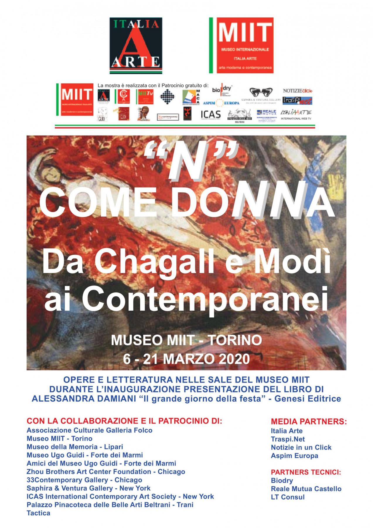 N Come Donna - Da Chagall e Modì ai Contemporanei 