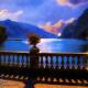 Sunset on the Garda Lake (Italian Mood Series)