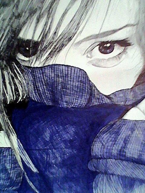 N° 32 biro nera e blu